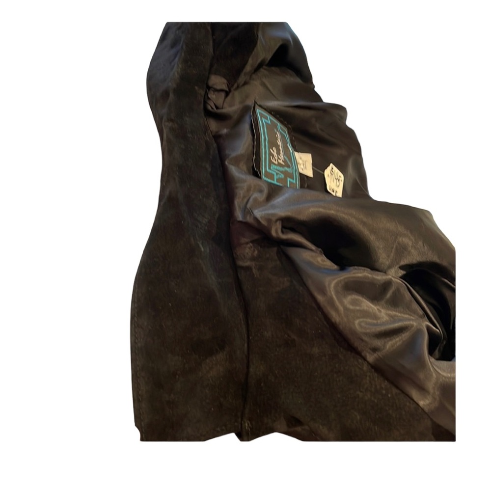 ECHO MOUNTAIN Vintage black suede woman’s jacket, size 8. VGUC - Picture 13 of 13